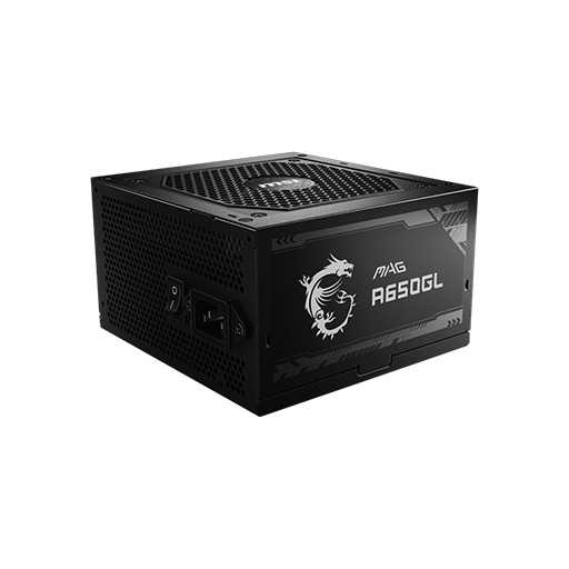 MSI MAG A650GL  80+ Gold Power Supply - Flat Cables