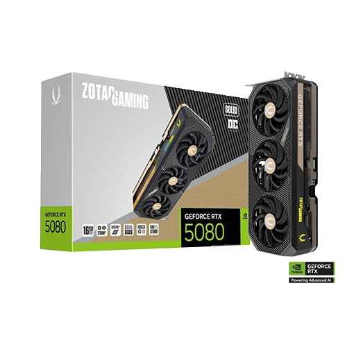 ZOTAC GAMING GEFORCE RTX 5080 SOLID OC