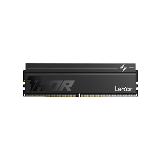 LEXAR THOR 2ND GEN U-DIMM 6000MHZ CL38 16GB (1X16GB) DDR5 W/ HS - XMP/EXPO - BLACK