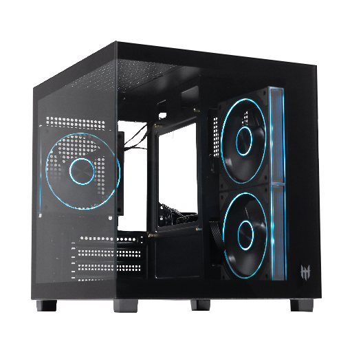 TECWARE VXO M TG MATX CASE W/3xARGB FANS - BLACK